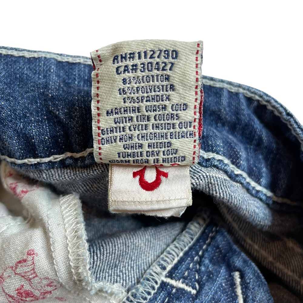 True Religion Joey Low Rise Flare Jeans Size 26 - Picture 6 of 9